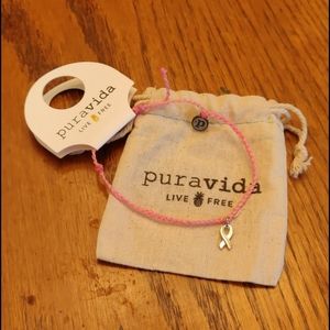 Pura Vida Breast Cancer Bracelet